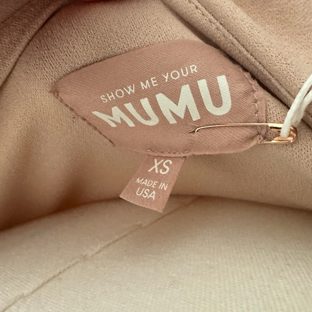 SHOW ME YOUR MUMU Florentine Maxi Dress Pink One Shoulder Women XS $188 MSRP NWT - Picture 9 of 15